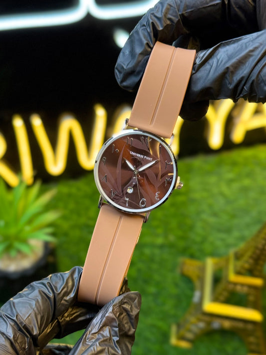Universe Point Brown Arabic Dial