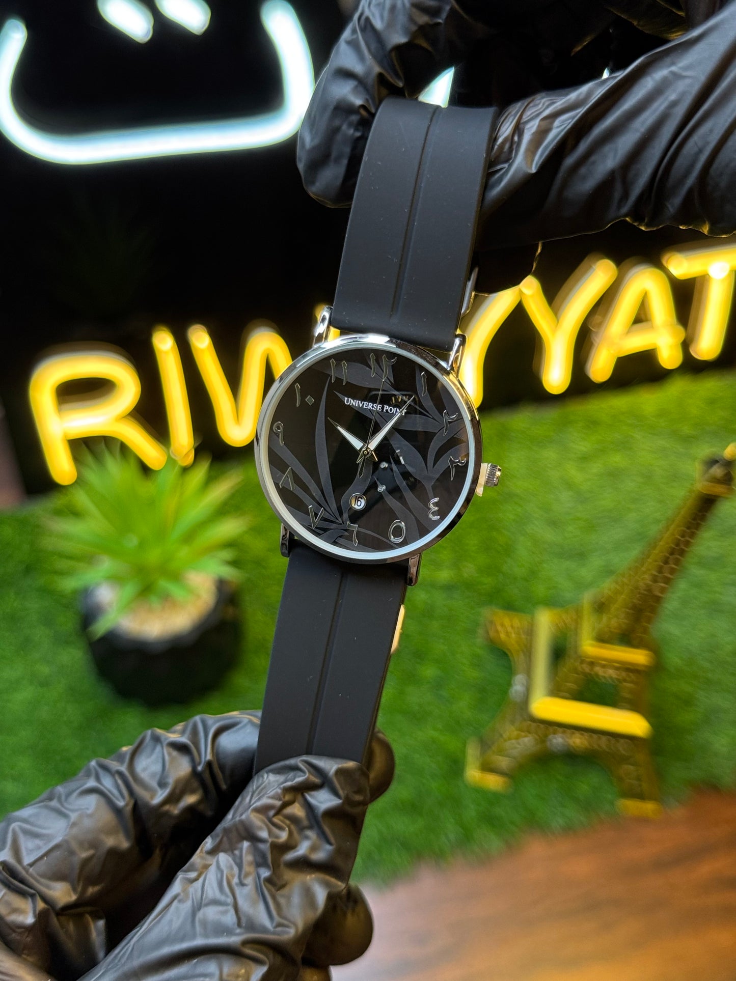 Universe Point Black Arabic Dial