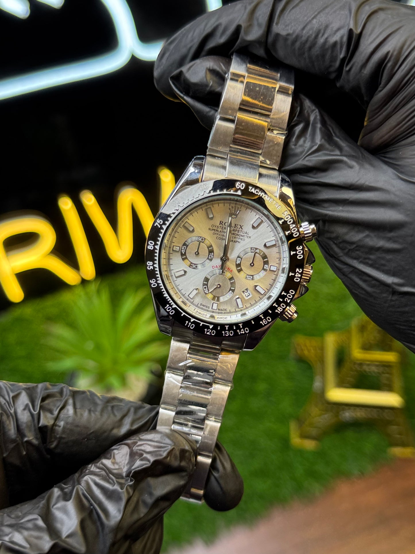 Rolex Daytona Chrono Silver