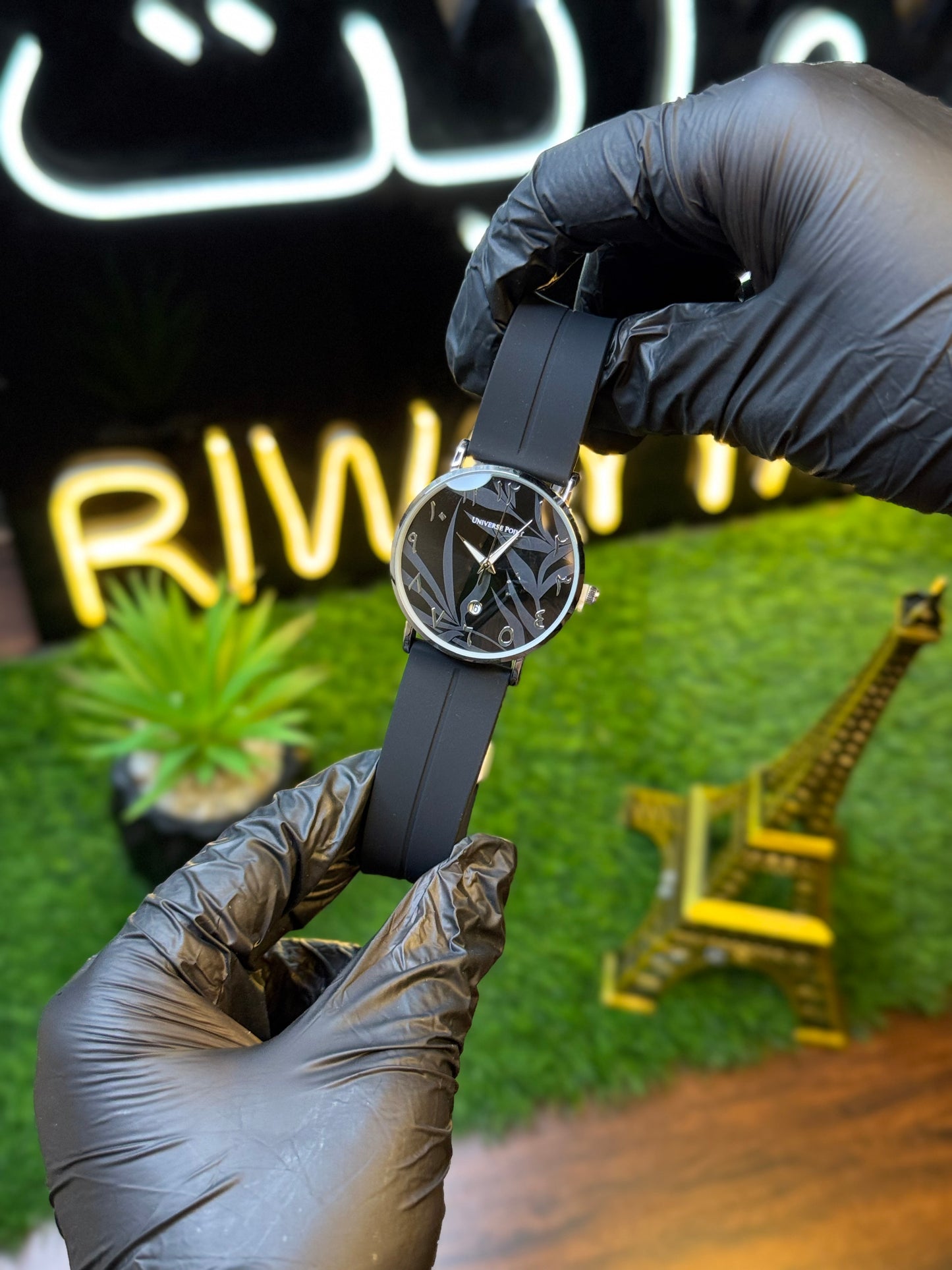 Universe Point Black Arabic Dial